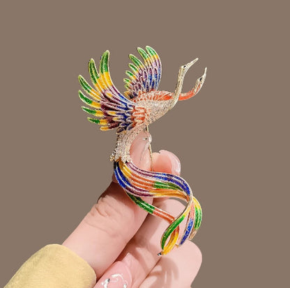 Phoenix brooch high-end Chinese style