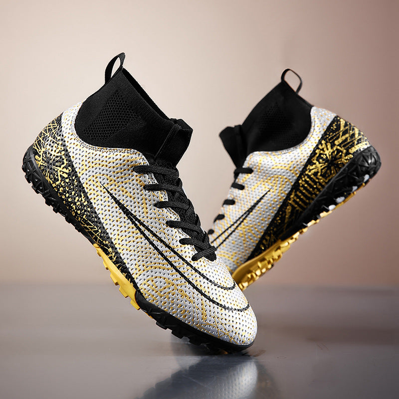 Authentic High-Top Long Stud Soccer Shoes