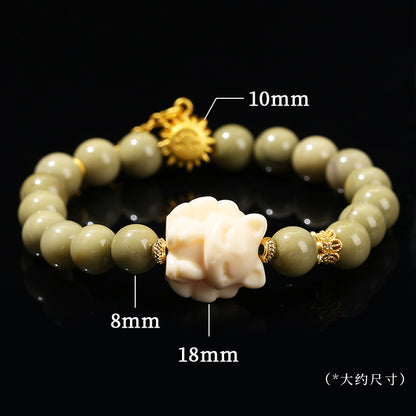 Natural Avocado Alxa Bracelet