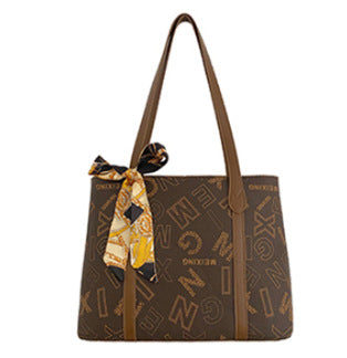 Printed shoulder tote bag tote bag