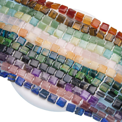 Crystal square shaped beads loose beads