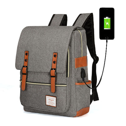 Vintage Outdoor Canvas Travel Backpack