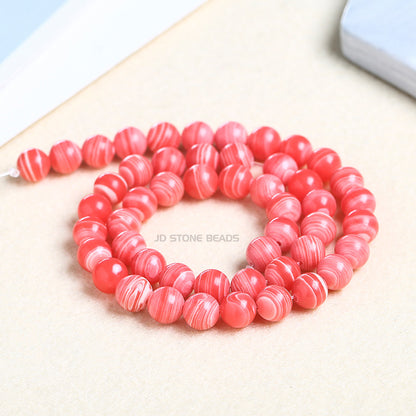 Imitation Argentine red stone loose beads round beads