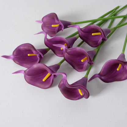 Mini PU Calla Lily Artificial Flower