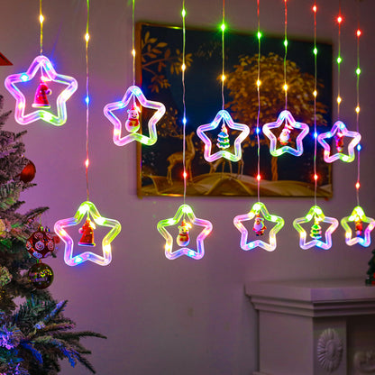 Christmas decoration store LED string lights star lights