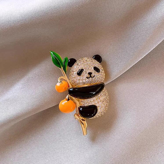 Red Panda Brooch