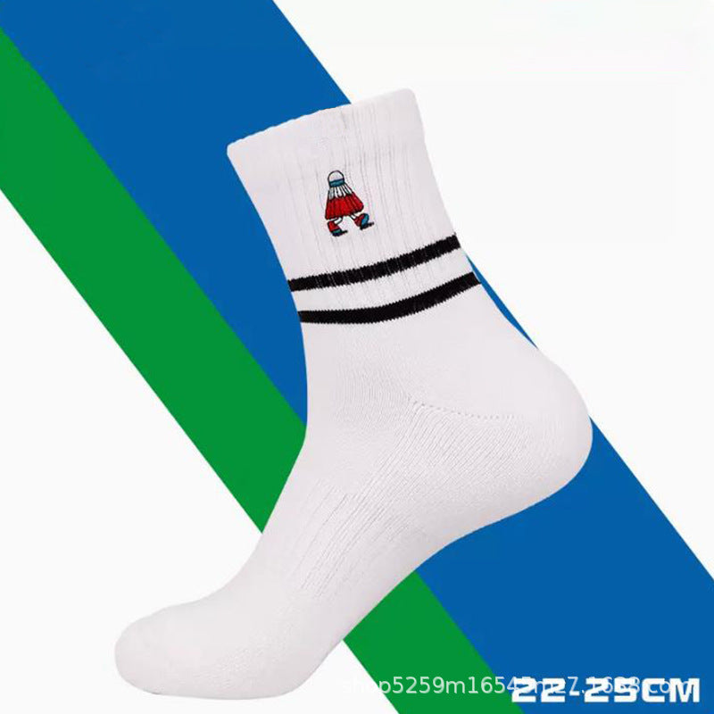 Rainbow Badminton Socks Thick Anti-Slip Unisex