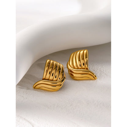 Threaded Wave Earrings