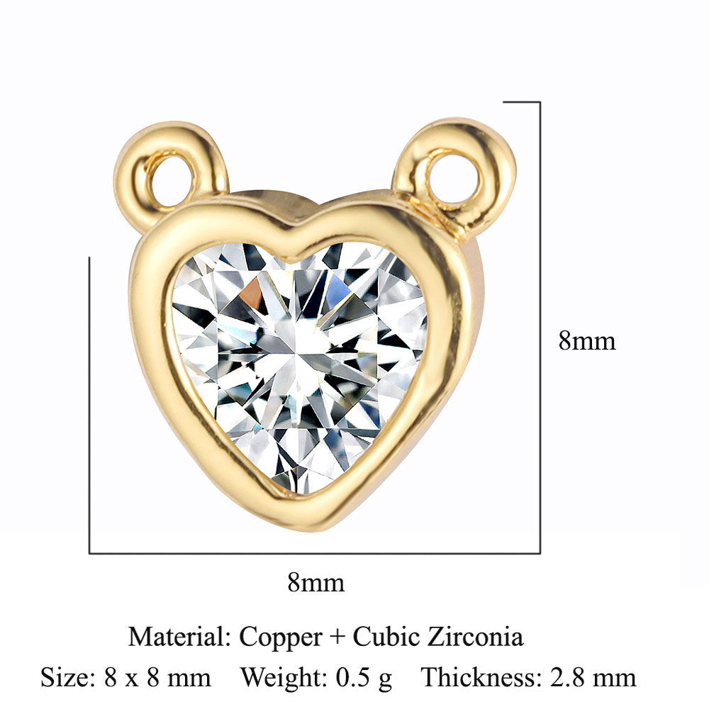 Love Cross Copper Zircon Pendant Devil's Eye