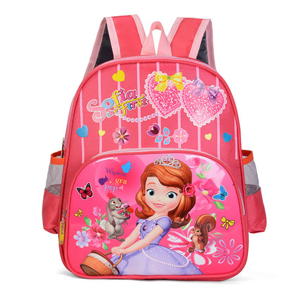 Printed backpack for elementary school students