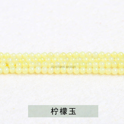 3Mm Natural Crystal Colorful Tourmaline Beads Loose Beads