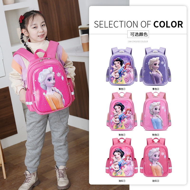 Children's cartoon book princess backpack