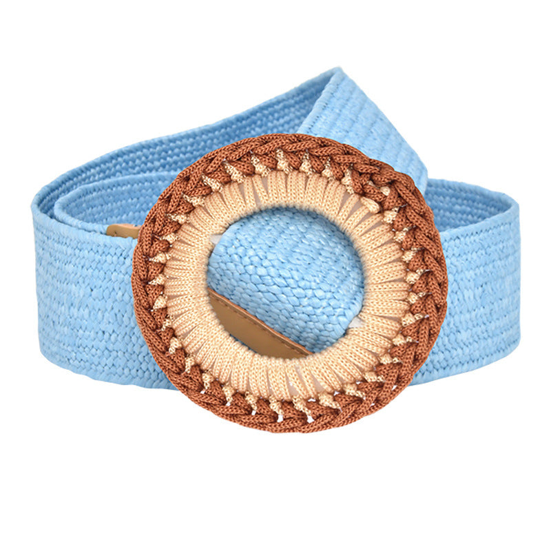 Woven Belt Women's Jeans