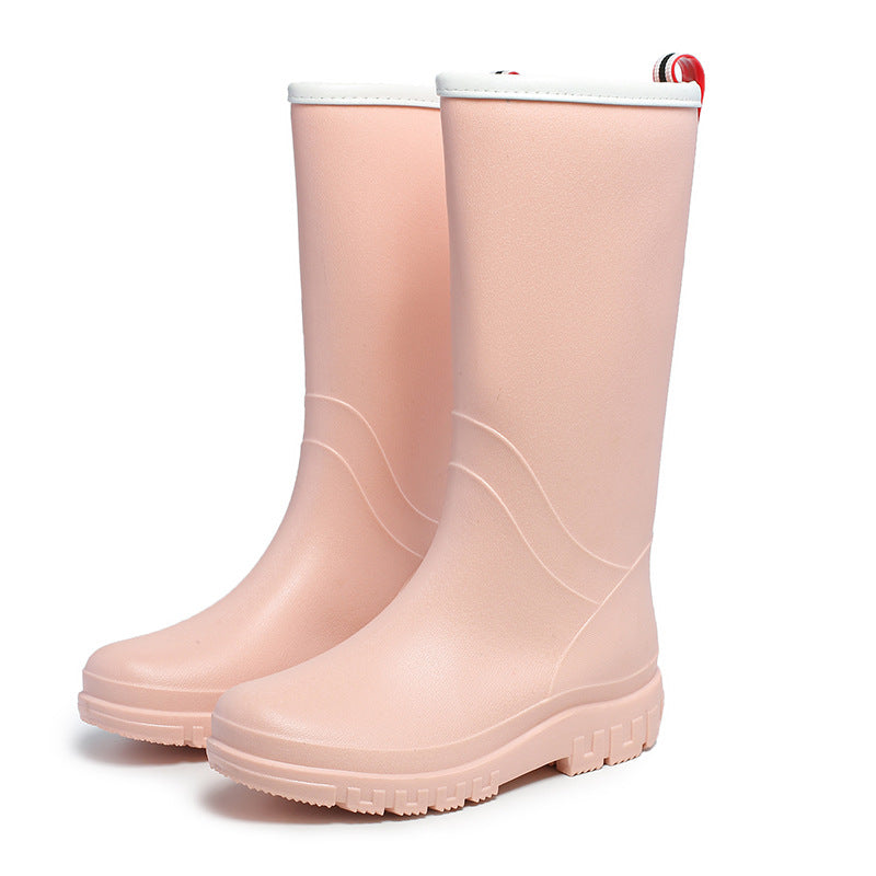 Tall tube rain shoes women's Korean version