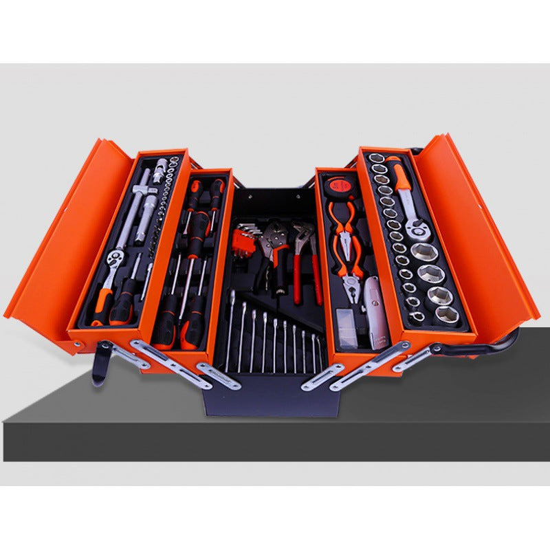 85-piece iron box toolbox set wrench