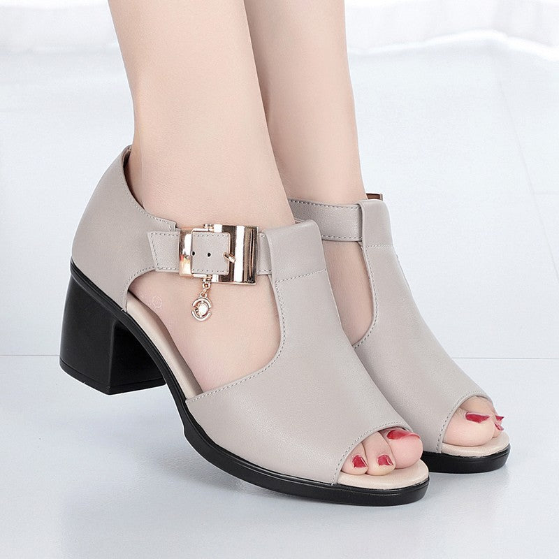 Fishmouth fashion casual women's shoes