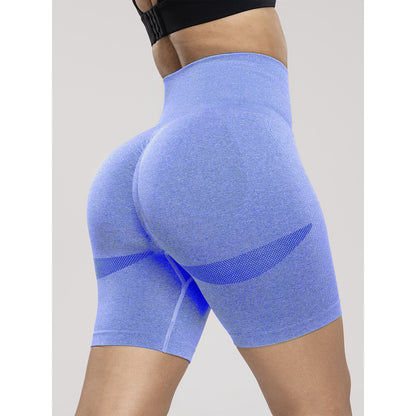 Yoga pants summer new high waist hip fitness shorts