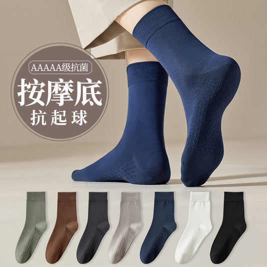 Breathable Cotton Business Men's Socks