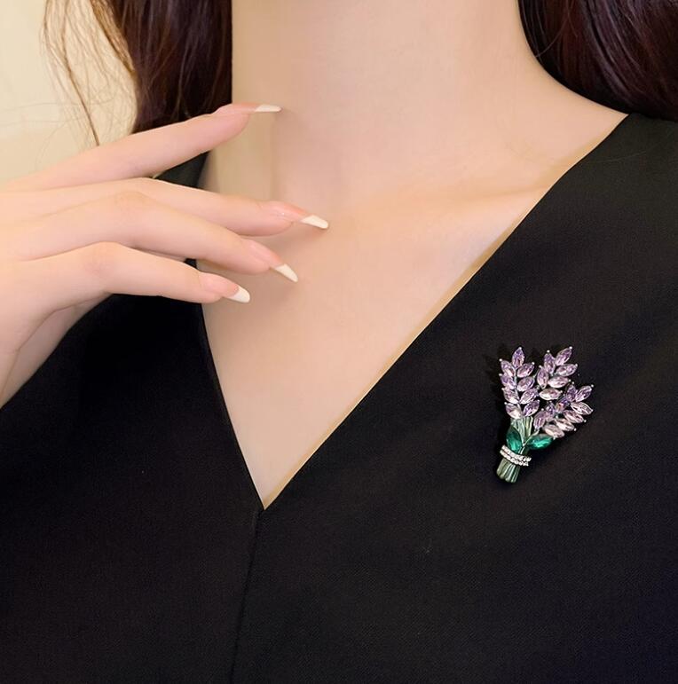 Exquisite Lavender Brooch