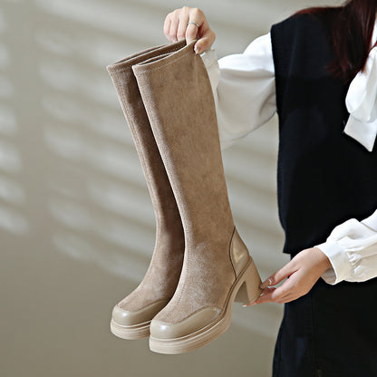 Long suede women's boots new