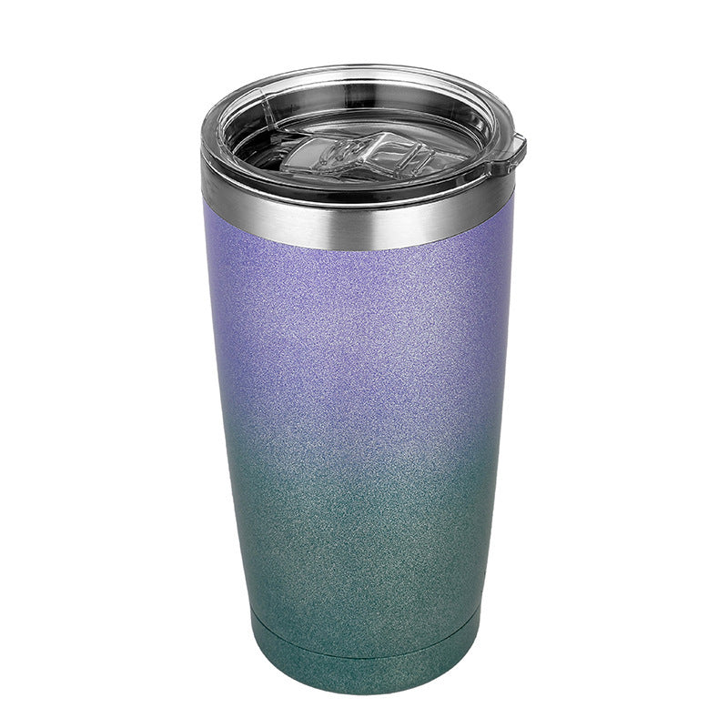 20Oz painted male double-layer stainless steel thermos cup