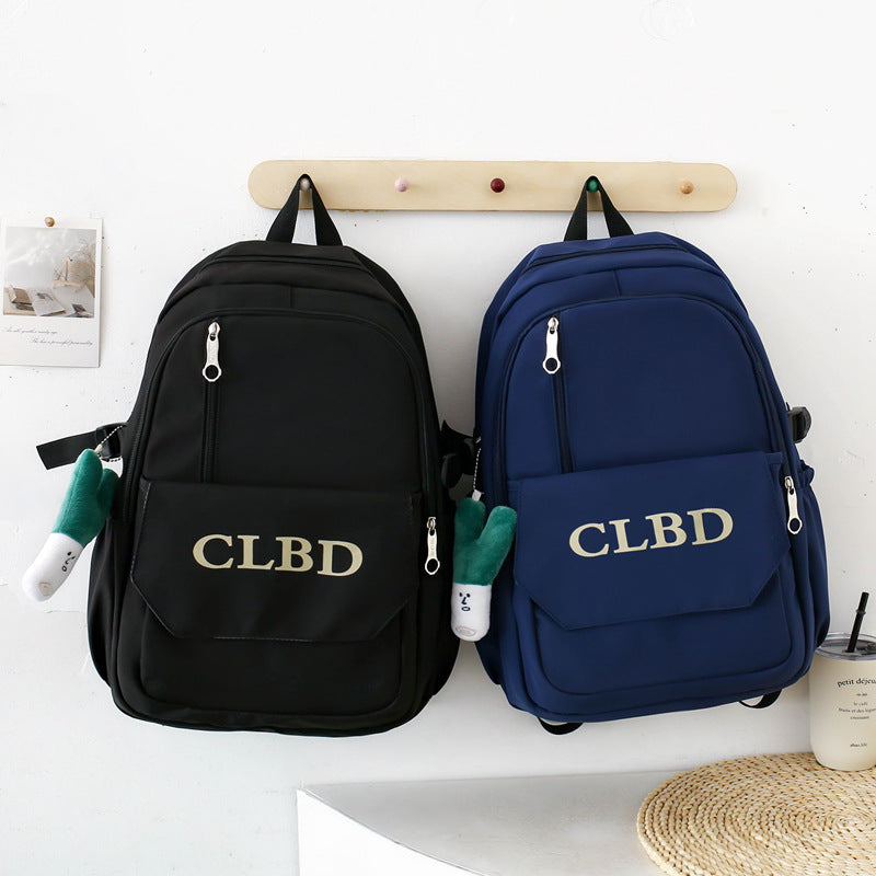 3-piece school bag multi-function bag nylon backpack