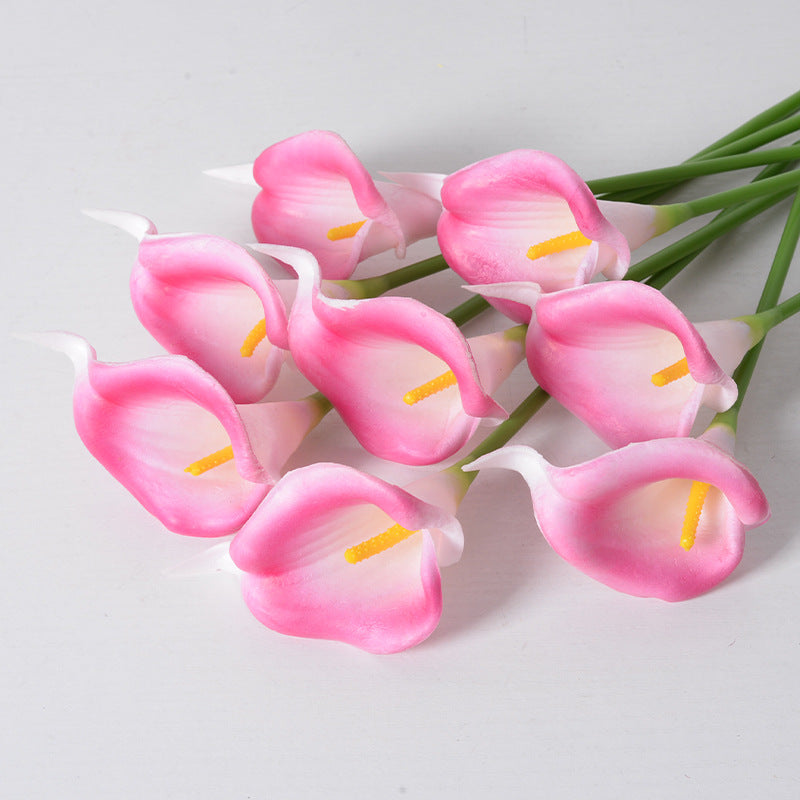 Mini PU Calla Lily Artificial Flower