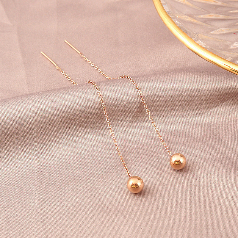 Gold Bead Doudou Earrings