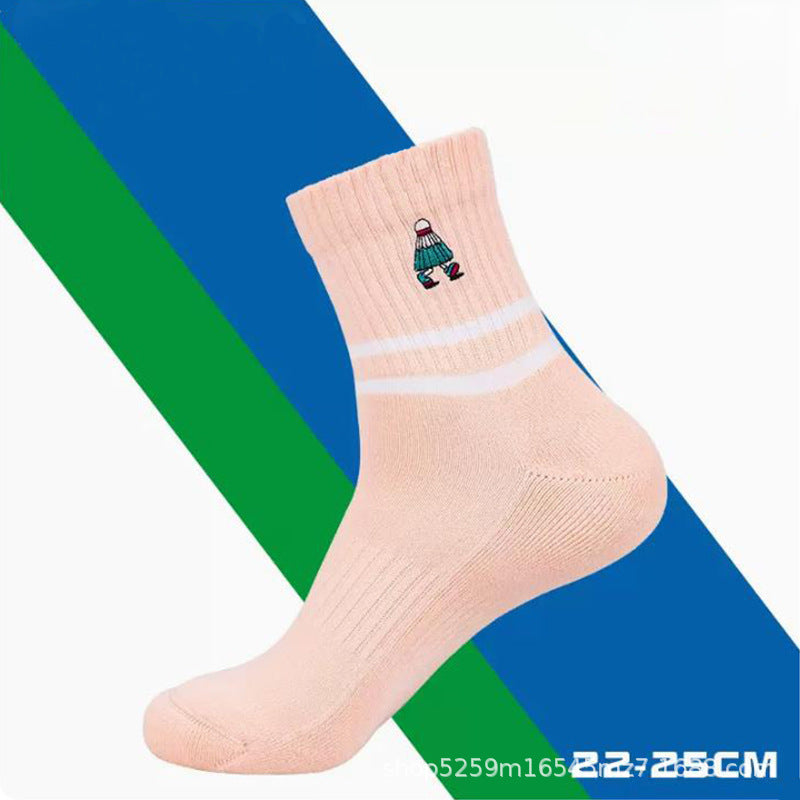 Rainbow Badminton Socks Thick Anti-Slip Unisex