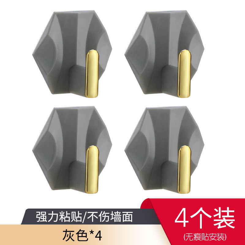 Geometric No-Drill Small Adhesive Hooks