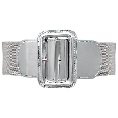 Beauty Metal Square Pin Buckle Belt