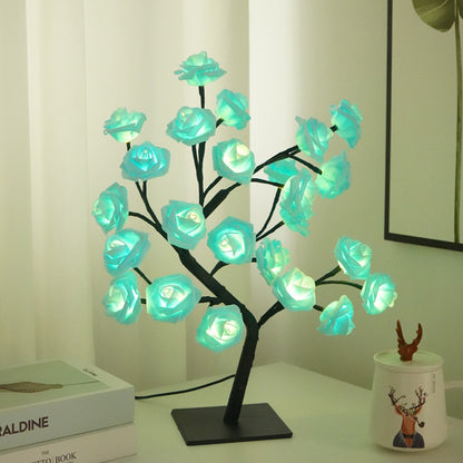 USB switch LED simulation rose tree lamp decoration night light