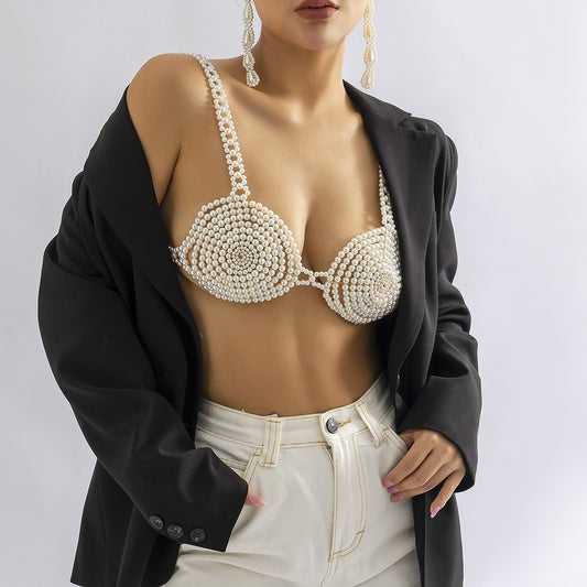 Vintage Fashion Bikini Bust Chain Clothing