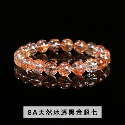 Black gold super seven bracelet