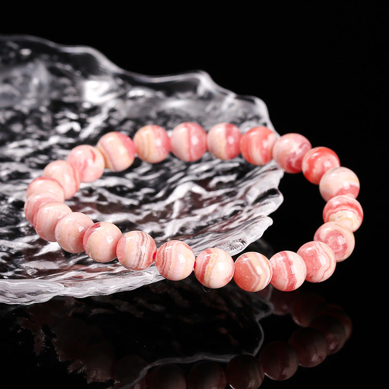 Natural Argentine pork belly red stone bracelet.