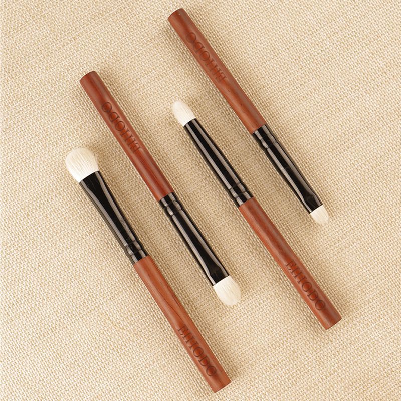 4-Piece Animal Hair Eye Brush Set