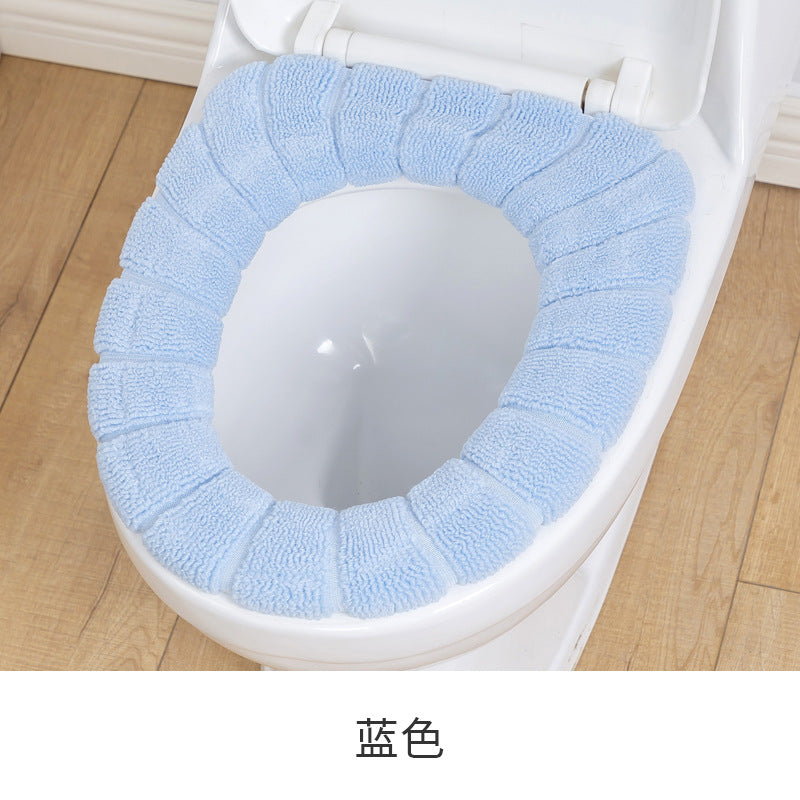 Winter Thick Plush Toilet Seat Cover, Universal for All Seasons