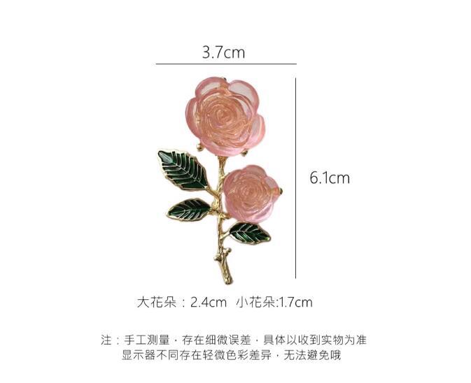 Rose Rose Brooch