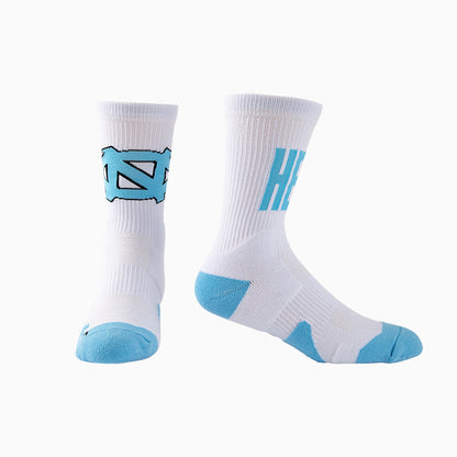 Adult Mid-Calf Basketball Socks Thick Towel Bottom