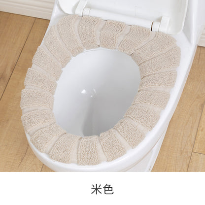 Winter Thick Plush Toilet Seat Cover, Universal for All Seasons