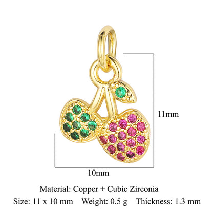 Virgin of the Cross Copper Zircon Pendant