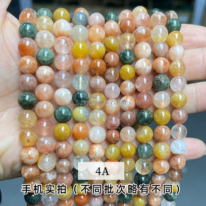 5A Natural Fulushou Crystal Loose Bead Color Hair Crystal Bracelet