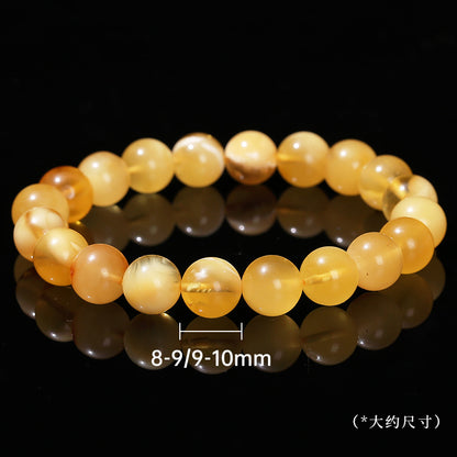 Natural Chicken Oil Yellow Beeswax Bracelet