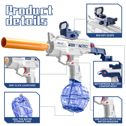 Rechargeable Automatic Water Gun, Large Capacity