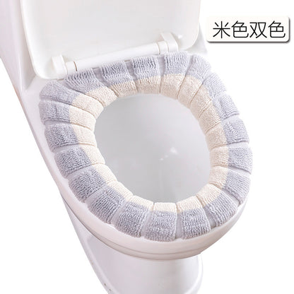 Winter Thick Plush Toilet Seat Cover, Universal for All Seasons