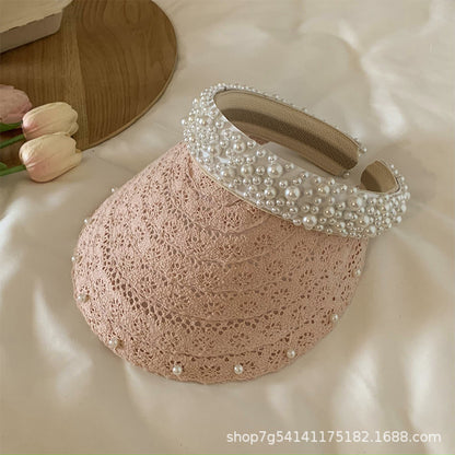 Lace Pearl Sun Hat