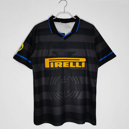 97-98 Inter 10 Ronaldo Zamorano Djorkaeff Home/Third Jersey