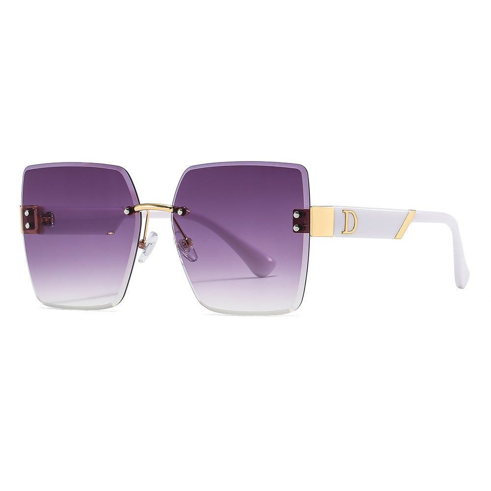 D Brand Frameless Cut-Edge Sunglasses