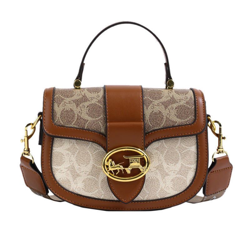 Contrasting color saddle bag wholesale