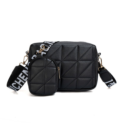 Large Capacity Rhombus Shoulder Bag